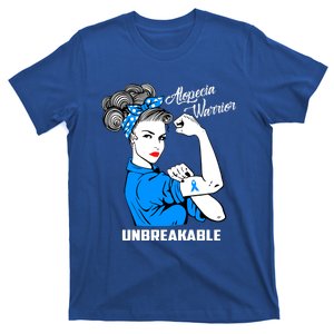 Alopecia Warrior Unbreakable Funny Gift Alopecia Awareness Great Gift T-Shirt