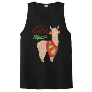 Alpaca With Ugly Christmas PosiCharge Competitor Tank