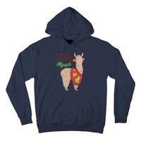 Alpaca With Ugly Christmas Hoodie