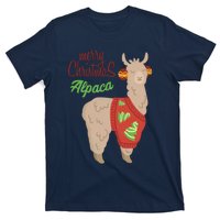 Alpaca With Ugly Christmas T-Shirt