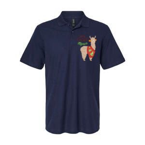 Alpaca With Ugly Christmas Softstyle Adult Sport Polo