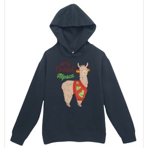 Alpaca With Ugly Christmas Urban Pullover Hoodie