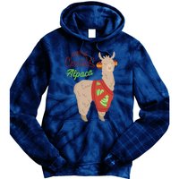 Alpaca With Ugly Christmas Tie Dye Hoodie