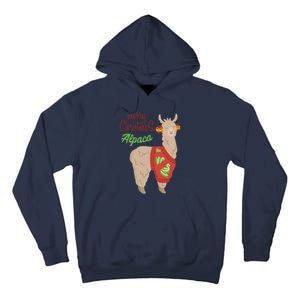 Alpaca With Ugly Christmas Tall Hoodie