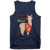 Alpaca With Ugly Christmas Tank Top