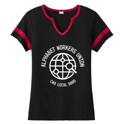 Alphabet Workers Union Ladies Halftime Notch Neck Tee