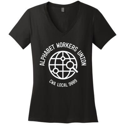 Alphabet Workers Union Women's V-Neck T-Shirt