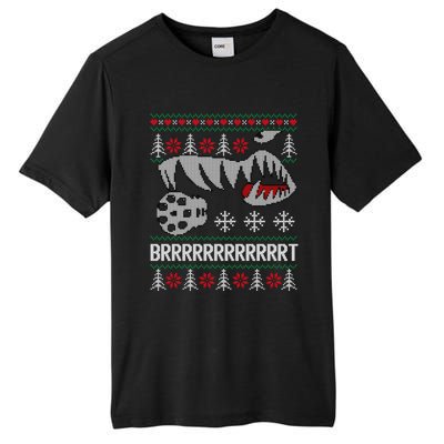 A10 Warthog Ugly Xmas Sweater Style Fighter Jet Usaf Gift Tall Fusion ChromaSoft Performance T-Shirt