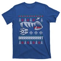 A10 Warthog Ugly Xmas Sweater Style Fighter Jet Usaf Gift T-Shirt