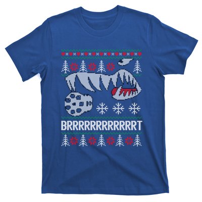 A10 Warthog Ugly Xmas Sweater Style Fighter Jet Usaf Gift T-Shirt