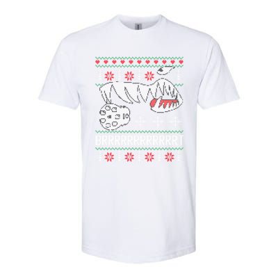 A10 Warthog Ugly Xmas Sweater Style Fighter Jet Usaf Gift Softstyle® CVC T-Shirt