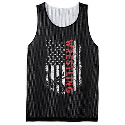 American Wrestling US Flag Wrestling For Wresters Mesh Reversible Basketball Jersey Tank