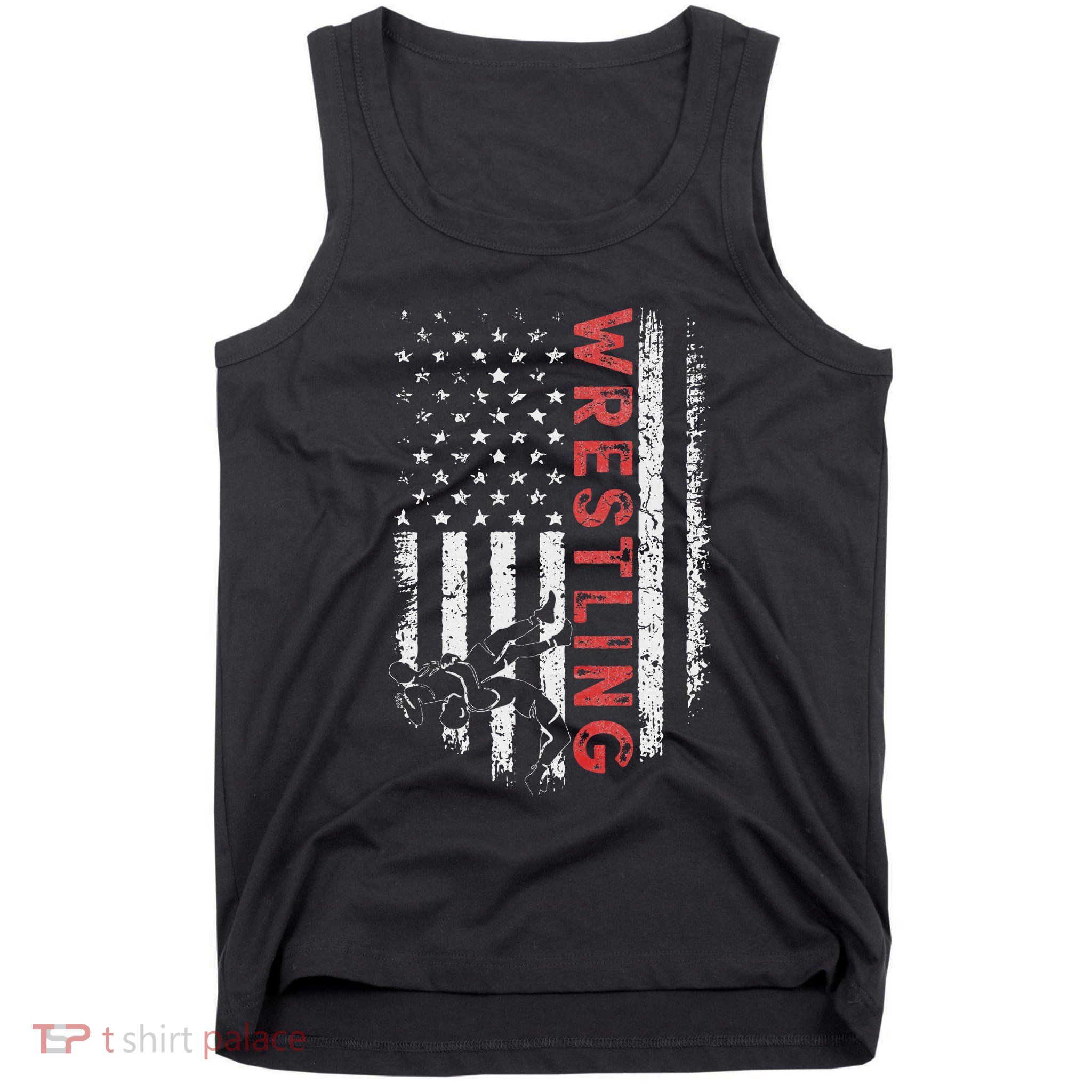 American Wrestling US Flag Wrestling For Wresters Tank Top