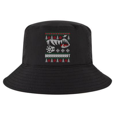A10 Warthog Ugly Xmas Sweater Style Fighter Jet Usaf Gift Cool Comfort Performance Bucket Hat