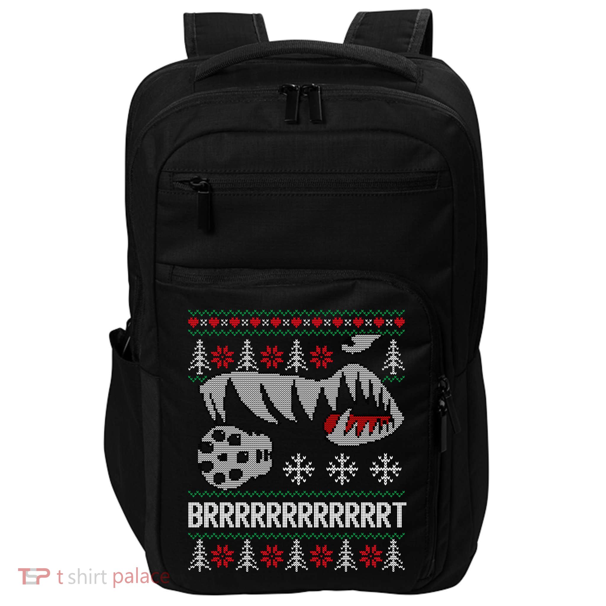 A10 Warthog Ugly Xmas Sweater Style Fighter Jet Usaf Gift Impact Tech Backpack