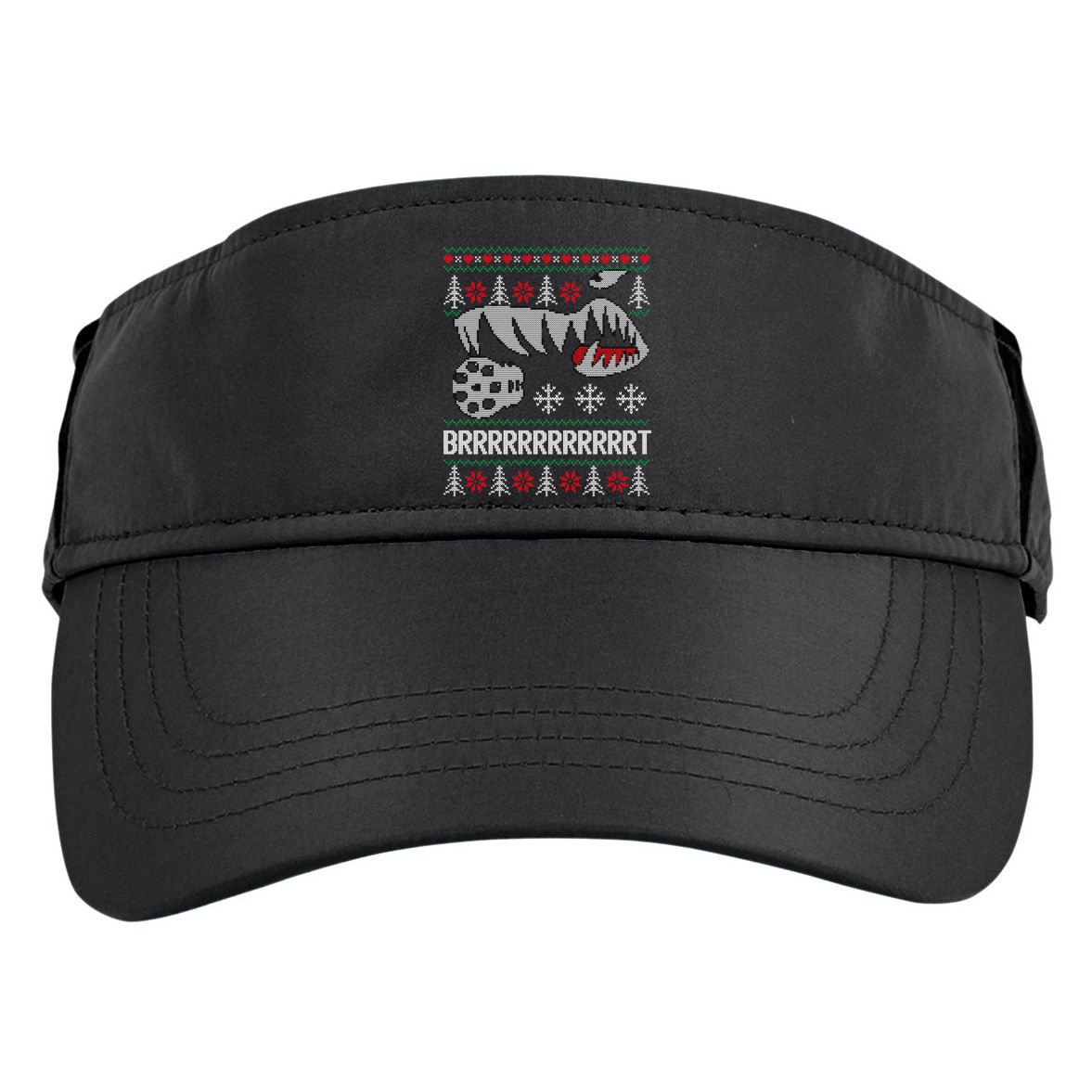 A10 Warthog Ugly Xmas Sweater Style Fighter Jet Usaf Gift Adult Drive Performance Visor