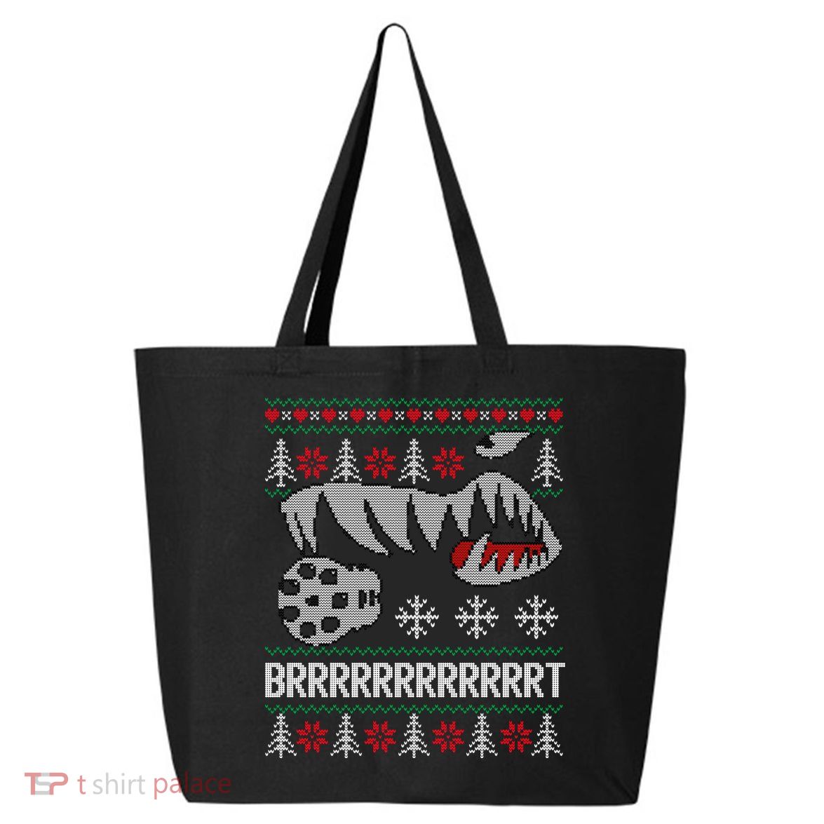 A10 Warthog Ugly Xmas Sweater Style Fighter Jet Usaf Gift 25L Jumbo Tote
