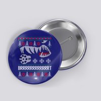 A10 Warthog Ugly Xmas Sweater Style Fighter Jet Usaf Gift Button