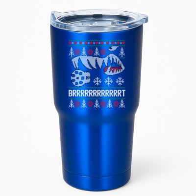 A10 Warthog Ugly Xmas Sweater Style Fighter Jet Usaf Gift Tumbler