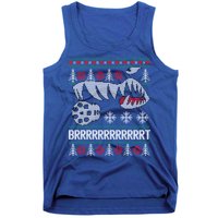 A10 Warthog Ugly Xmas Sweater Style Fighter Jet Usaf Gift Tank Top