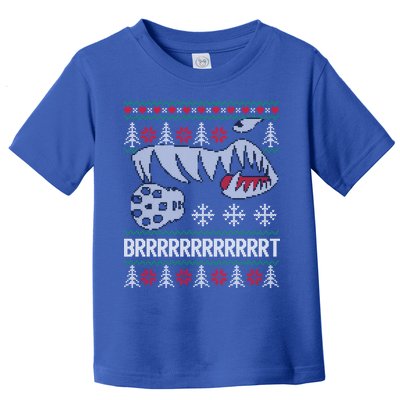 A10 Warthog Ugly Xmas Sweater Style Fighter Jet Usaf Gift Toddler T-Shirt