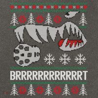 A10 Warthog Ugly Xmas Sweater Style Fighter Jet Usaf Gift Cotton Canvas Backpack