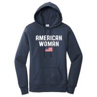 American Woman USA Flag Women's Pullover Hoodie