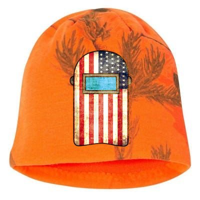 American Welder | US Flag Welding Hood Gift Kati - Camo Knit Beanie