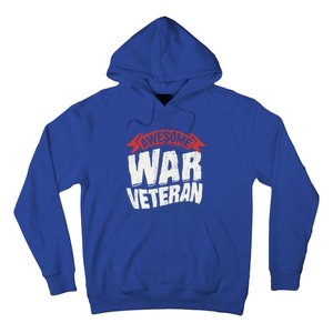 Awesome War Veteran Gift Retro America Flag Gift Veteran's Day Gift Hoodie