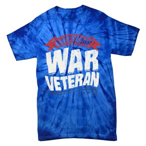 Awesome War Veteran Gift Retro America Flag Gift Veteran's Day Gift Tie-Dye T-Shirt