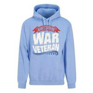 Awesome War Veteran Gift Retro America Flag Gift Veteran's Day Gift Unisex Surf Hoodie