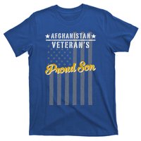 Afghanistan War Veteran Son Proud American Flag Gift T-Shirt