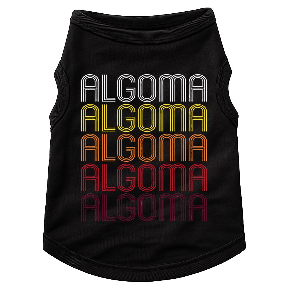 Algoma Wi Vintage Style Wisconsin Doggie Tank