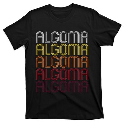 Algoma Wi Vintage Style Wisconsin T-Shirt