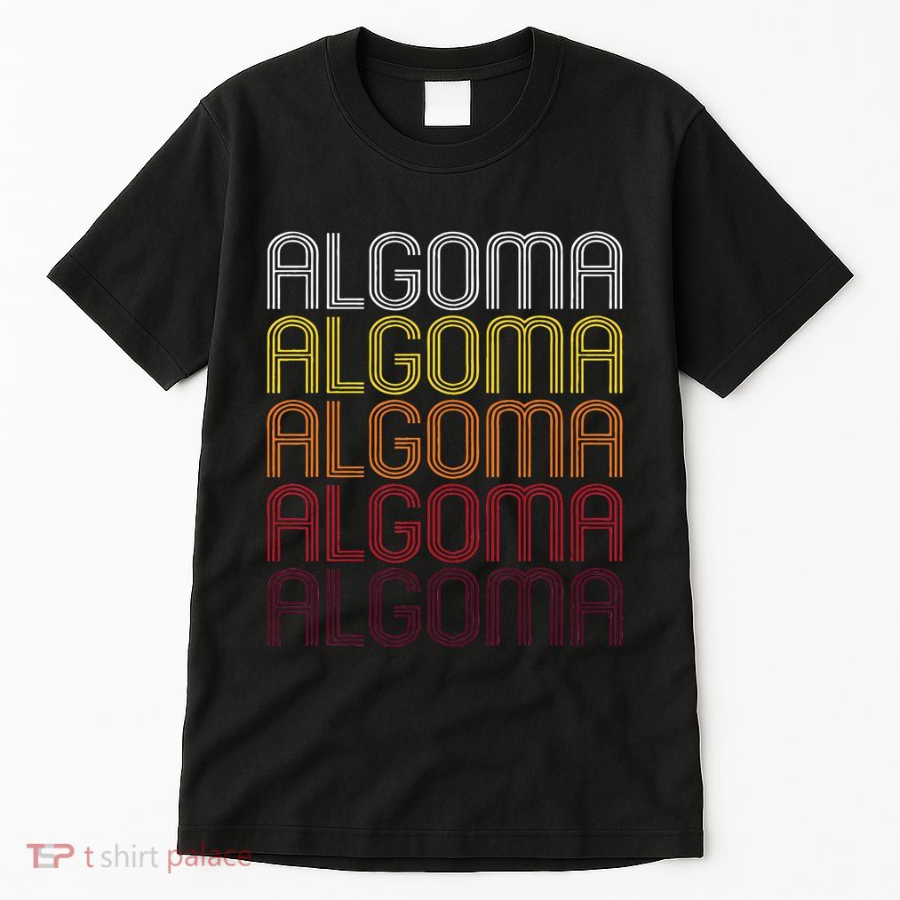Algoma Wi Vintage Style Wisconsin Tall T-Shirt