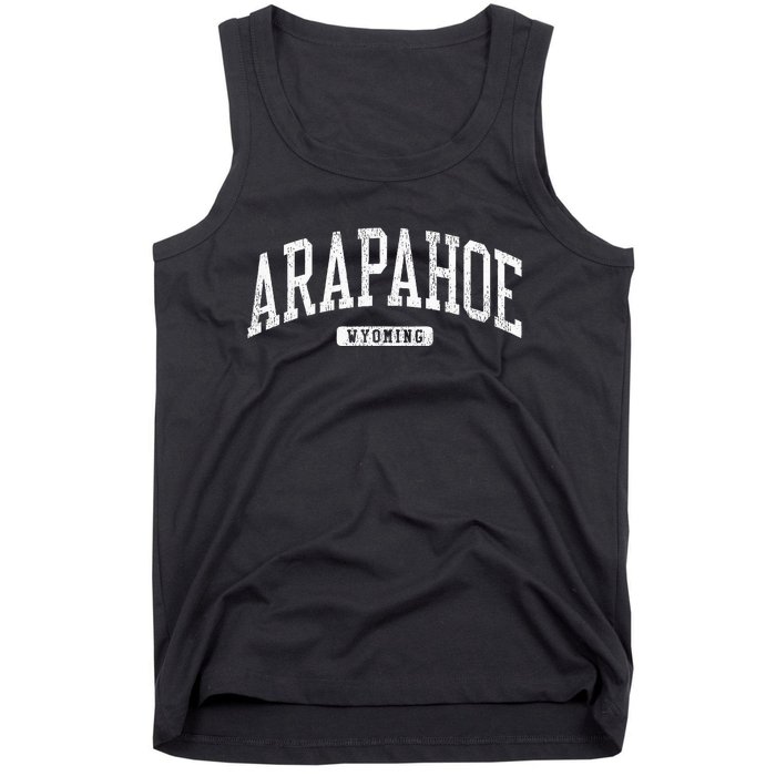 Arapahoe Wyoming Wy College University Style Tank Top