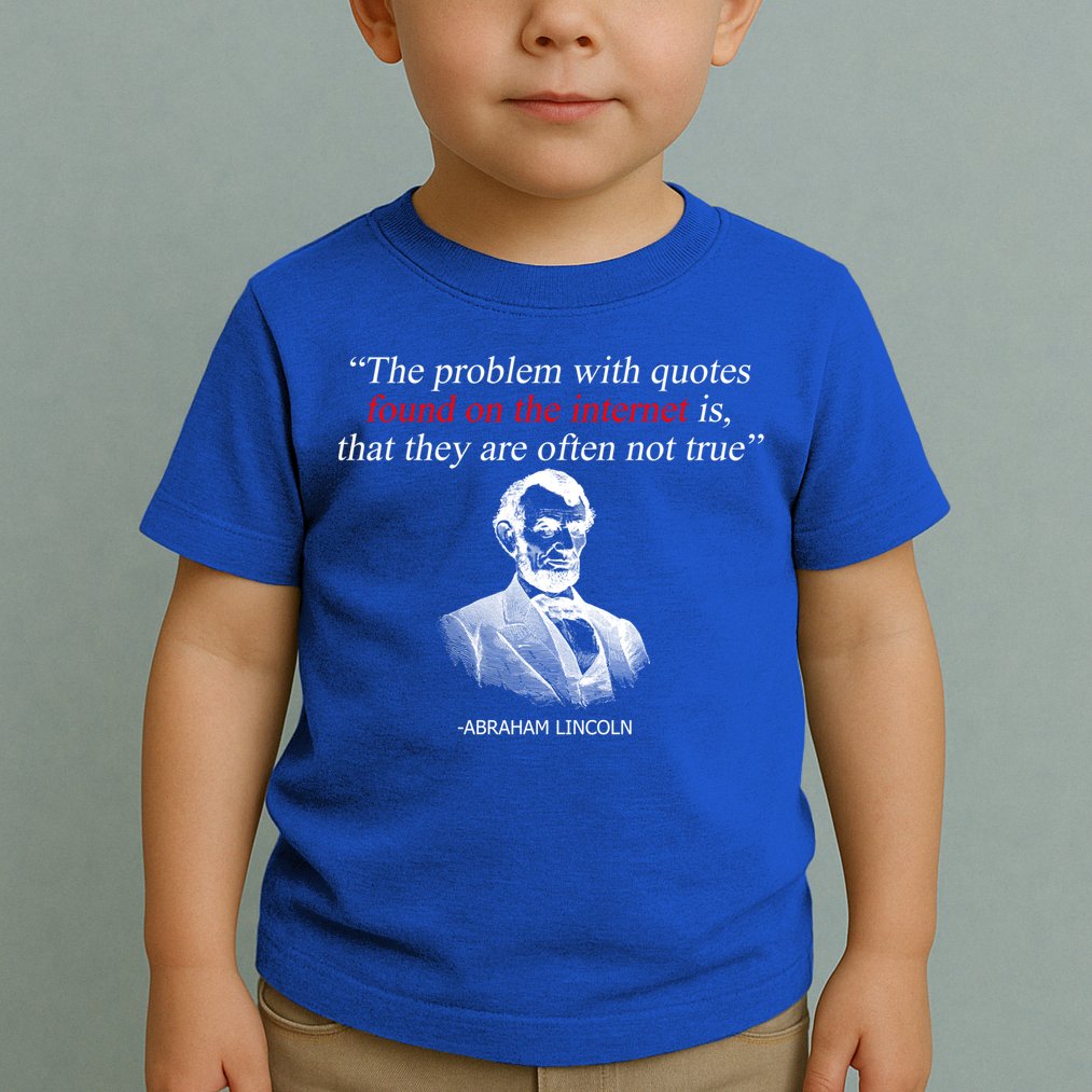Autor Writer Writing Abraham Lincoln Funny Journalist Gift Toddler T-Shirt