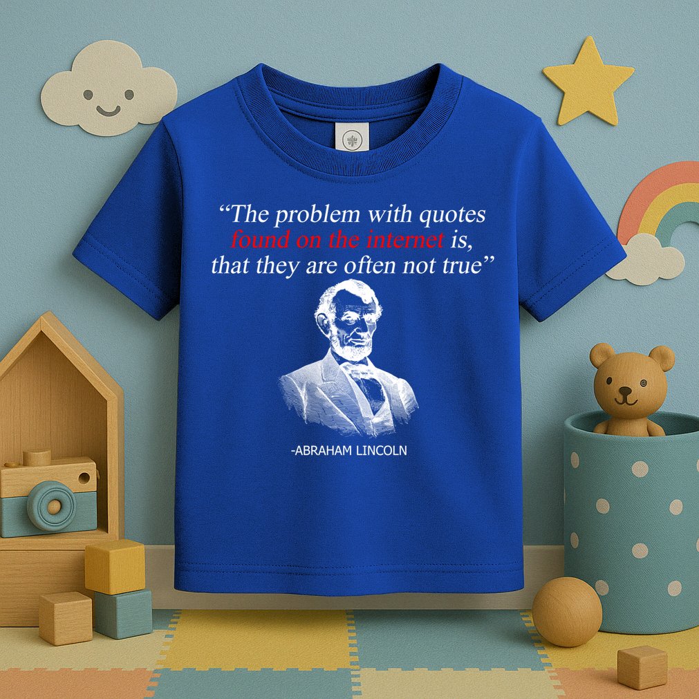 Autor Writer Writing Abraham Lincoln Funny Journalist Gift Toddler T-Shirt