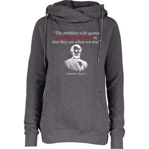 Autor Writer Writing Abraham Lincoln Funny Journalist Gift Womens Funnel Neck Pullover Hood