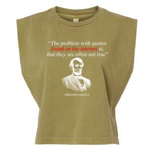 Autor Writer Writing Abraham Lincoln Funny Journalist Gift Garment-Dyed Women's Muscle Tee