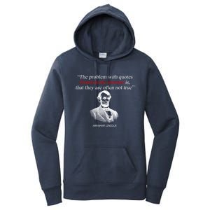 Autor Writer Writing Abraham Lincoln Funny Journalist Gift Women's Pullover Hoodie