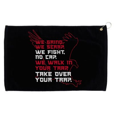 Atlanta We Walk In Your Trap Take Over Grommeted Golf Towel