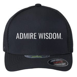 Achieve Wisdom Wise Optimistic And Inspirational Message Flexfit Unipanel Trucker Cap