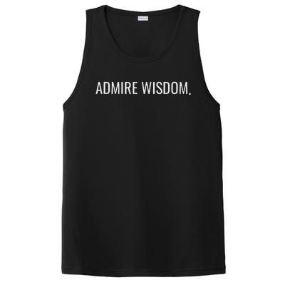 Achieve Wisdom Wise Optimistic And Inspirational Message PosiCharge Competitor Tank