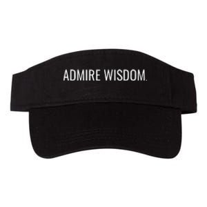 Achieve Wisdom Wise Optimistic And Inspirational Message Valucap Bio-Washed Visor