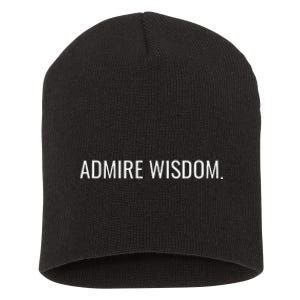 Achieve Wisdom Wise Optimistic And Inspirational Message Short Acrylic Beanie