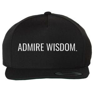 Achieve Wisdom Wise Optimistic And Inspirational Message Wool Snapback Cap