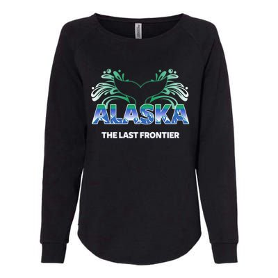 Alaska Whale Watching And Adventure Family Vacation Gift Womens California Wash Sweatshirt