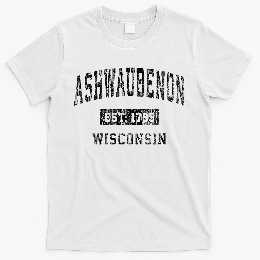 Ashwaubenon Wisconsin Wi Vintage Sports Design T-Shirt
