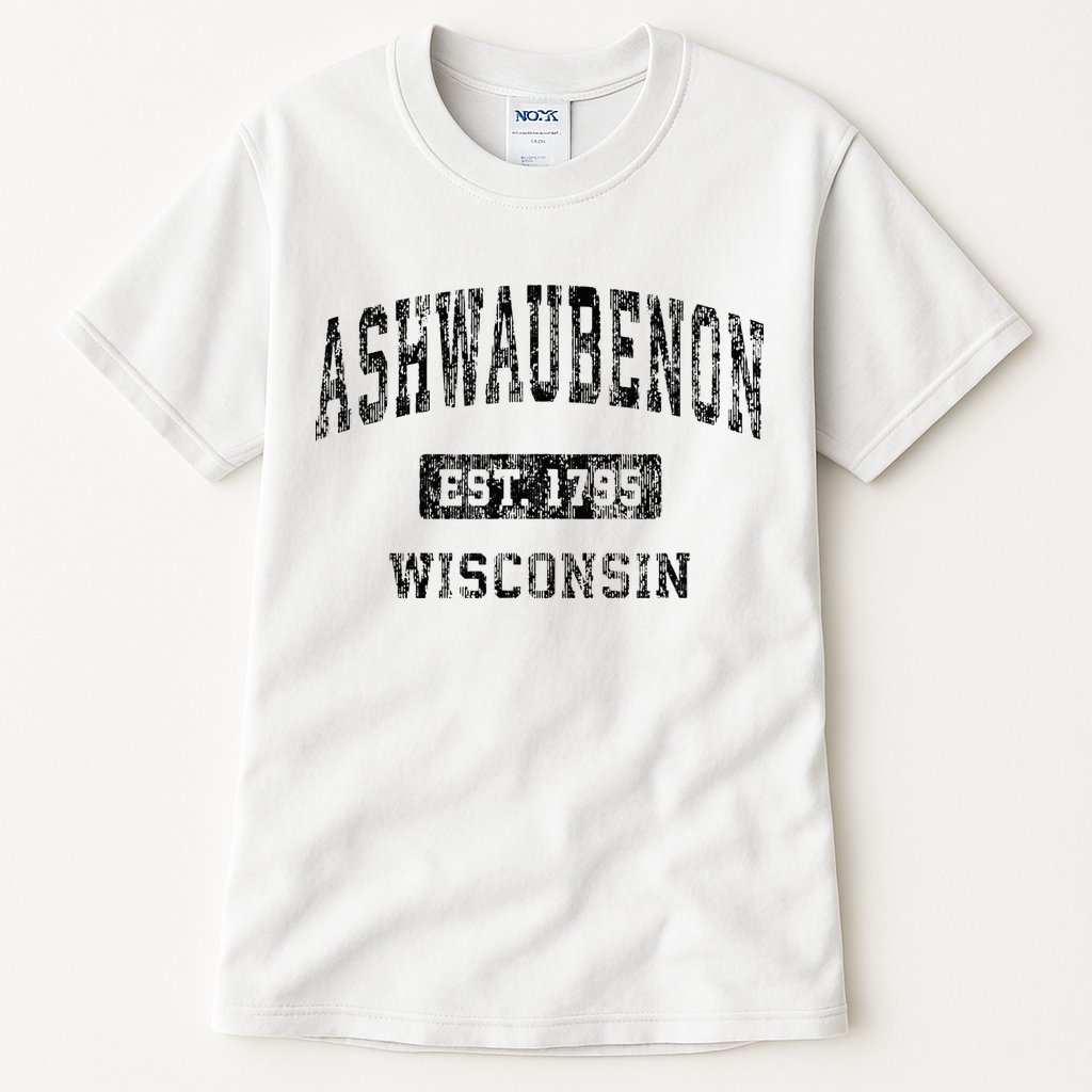 Ashwaubenon Wisconsin Wi Vintage Sports Design Tall T-Shirt